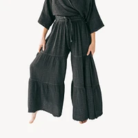 Crinkle Skirt Pants