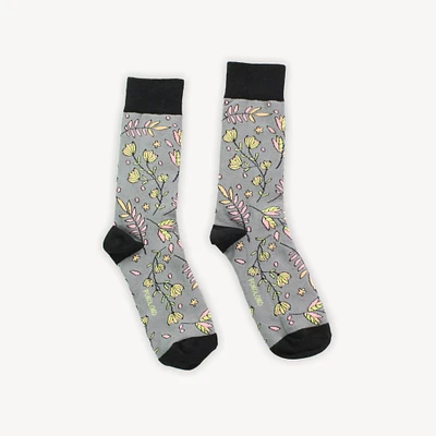 Night Floral Pima Socks
