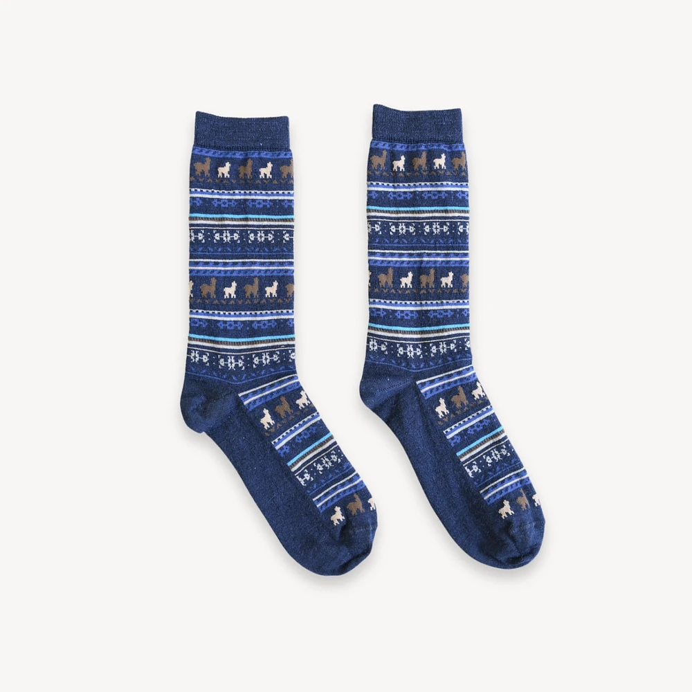 Print Alpaca Socks