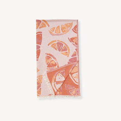 Orange Wedges Towel
