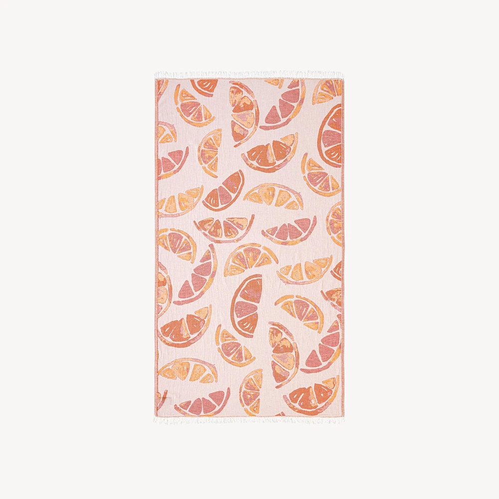 Orange Wedges Towel
