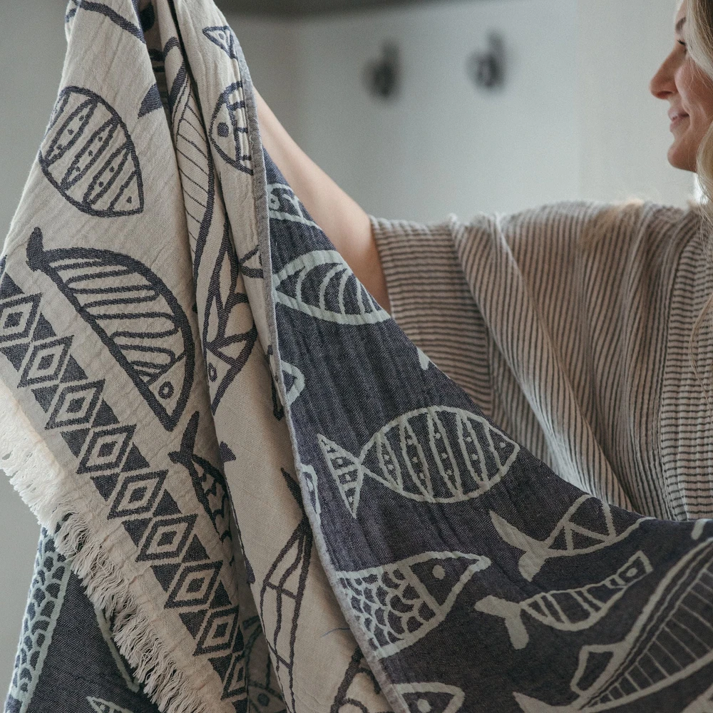Fish Family Towel