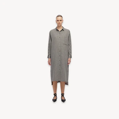 Buttoned Shirt Dress