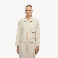 Herringbone Short Jacket