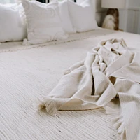 Sketched Crinkle Bed Cover