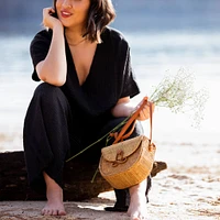 Half Moon Bali Bag
