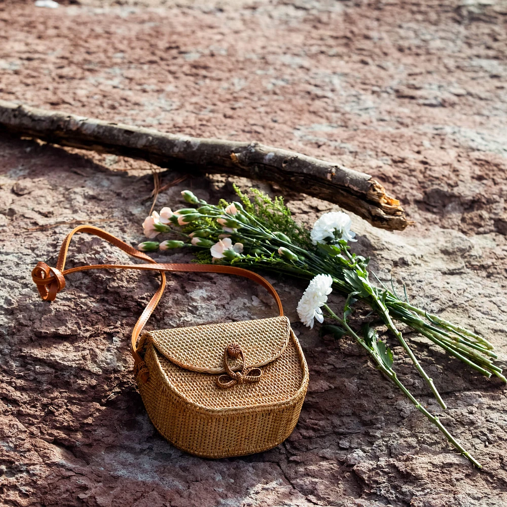 Half Moon Bali Bag