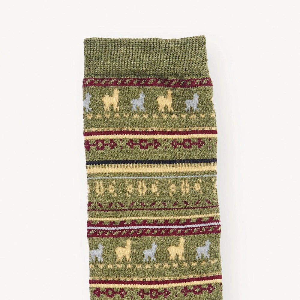 Print Alpaca Socks