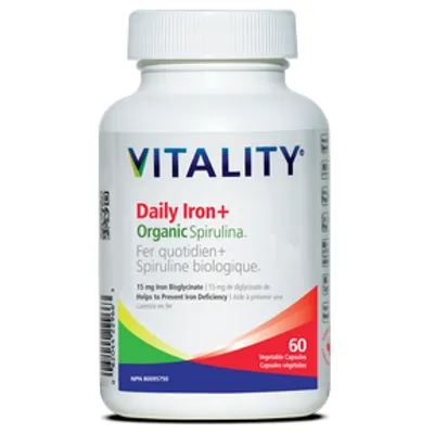 Daily Iron+Organic Spirulina