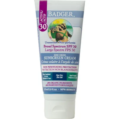 SPF 30 Clear Zinc Sunscreen Cream