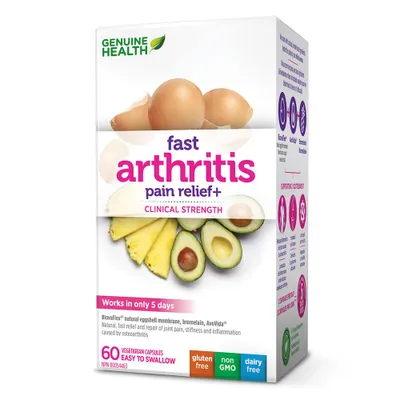 Genuine Health Fast Arthritis Pain Relief+, 60 capsules