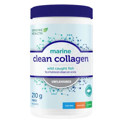 Genuine Health Clean Collagen Marine, Unflavoured 210g