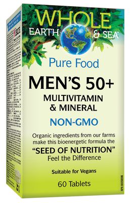 Whole Earth & Sea® Men's 50+ Multivitamin & Mineral 60 Tablets