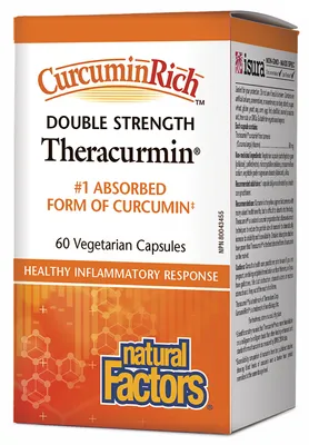 Natural Factors Theracurmin® CurcuminRich™ Double Strength 60 Vegetari