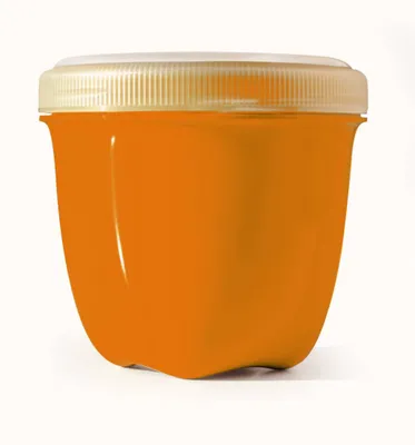 Mini Round Food Storage - Orange