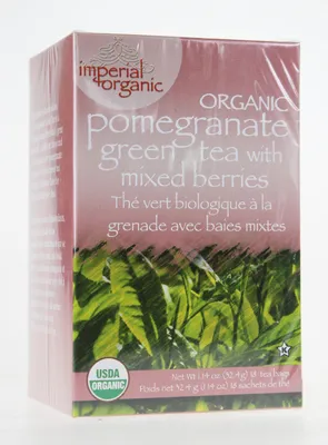 Organic Pom Green Tea w.Mix Berries
