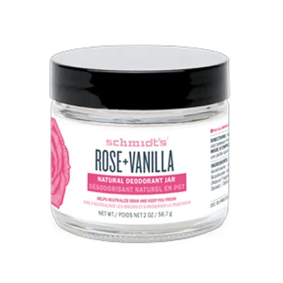 Rose + Vanilla Deodorant Jar