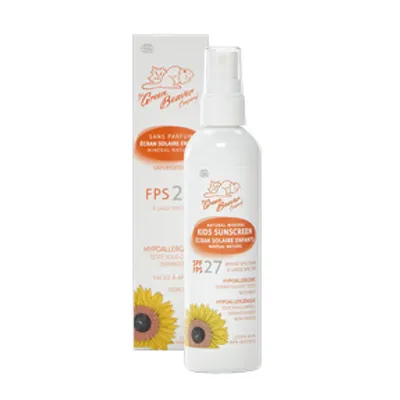 SPF 27 Kids Natural Sunscreen Spray