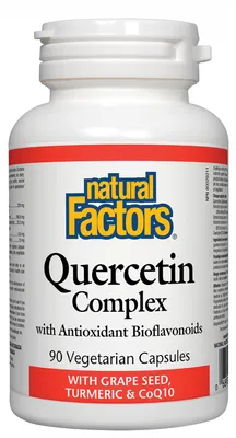 Natural Factors Quercetin Complex 90 Vegetarian Capsules