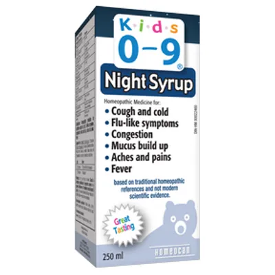 Kids 0-9 Cough And Cold Night 250ml