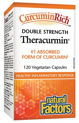 Natural Factors Theracurmin® CurcuminRich™ Double Strength 120 Vegetar
