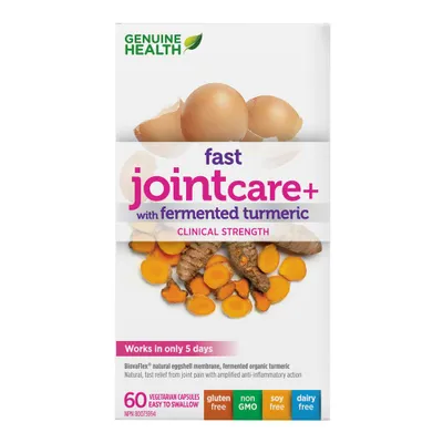 Genuine Health Fast Joint Care+ with Fermented Turmeric, 60 capsules