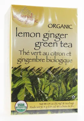 100% Organic Lemon Ginger Green Tea