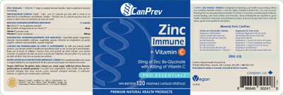 Zinc Immune + Vitamin C