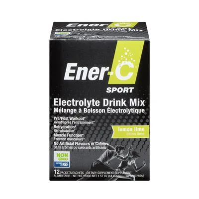 Ener-C Sport - Lemon Lime, 12 packets