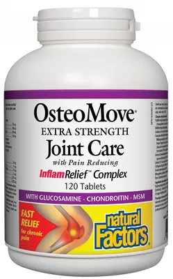 Natural Factors OsteoMove® Joint Care Extra Strength 120 Tablets