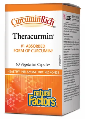 Natural Factors Theracurmin® CurcuminRich™ Vegetarian Capsules