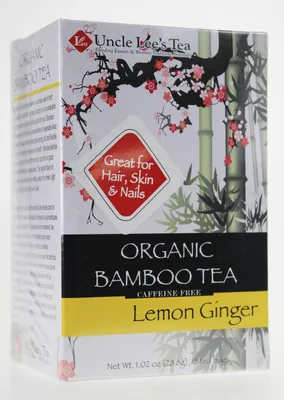 Organic Bamboo Tea Lemon Ginger
