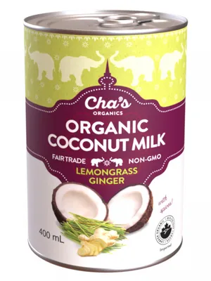 Org. Coconut Milk-Lemongrass 12x400ML
