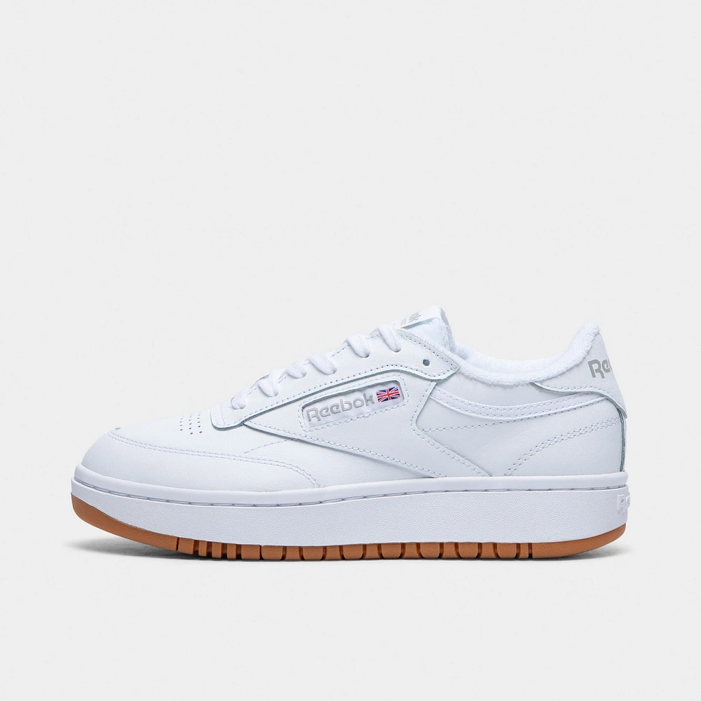 Reebok Womens' Club C Double White / Gum