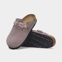 Birkenstock Women's Boston Suede / Faded Purple