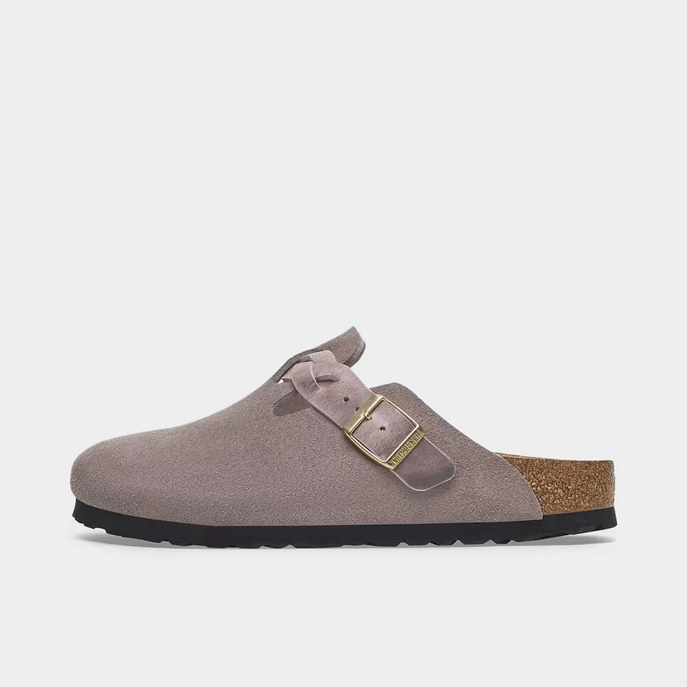 Birkenstock Women's Boston Suede / Faded Purple