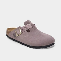 Birkenstock Women's Boston Suede / Faded Purple