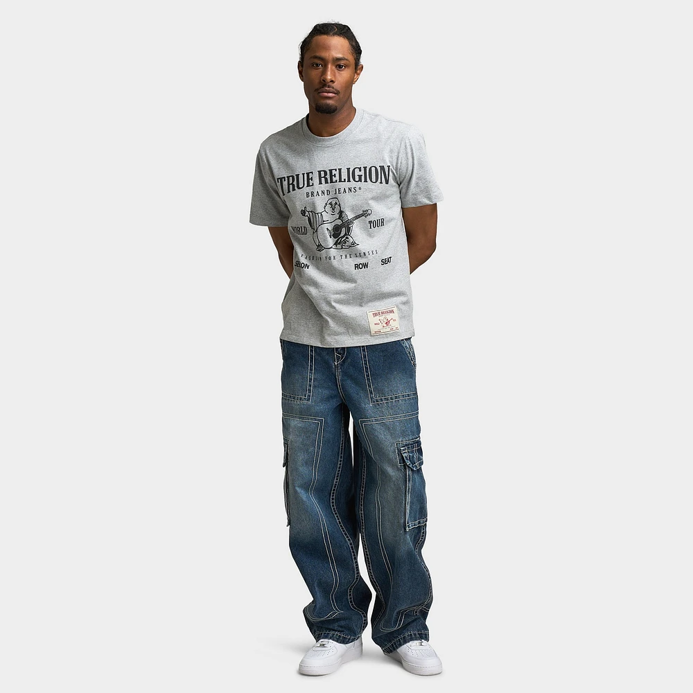 True Religion SRS Graphic Tee / Heather Grey