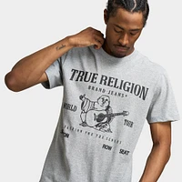 True Religion SRS Graphic Tee / Heather Grey