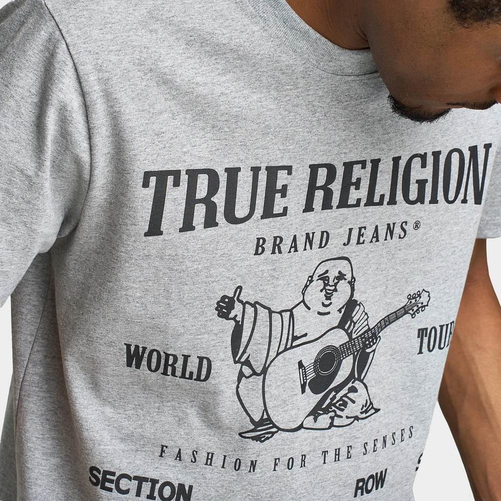 True Religion SRS Graphic Tee / Heather Grey
