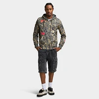 True Religion Patch Buddha Camo Big T Full Zip Hoodie /