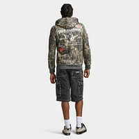True Religion Patch Buddha Camo Big T Full Zip Hoodie /