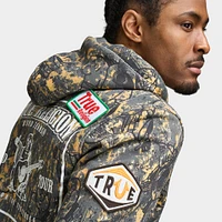 True Religion Patch Buddha Camo Big T Full Zip Hoodie /