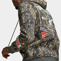 True Religion Patch Buddha Camo Big T Full Zip Hoodie /