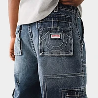 True Religion Big T Cargo Pants / Dark Rebel Race Wash