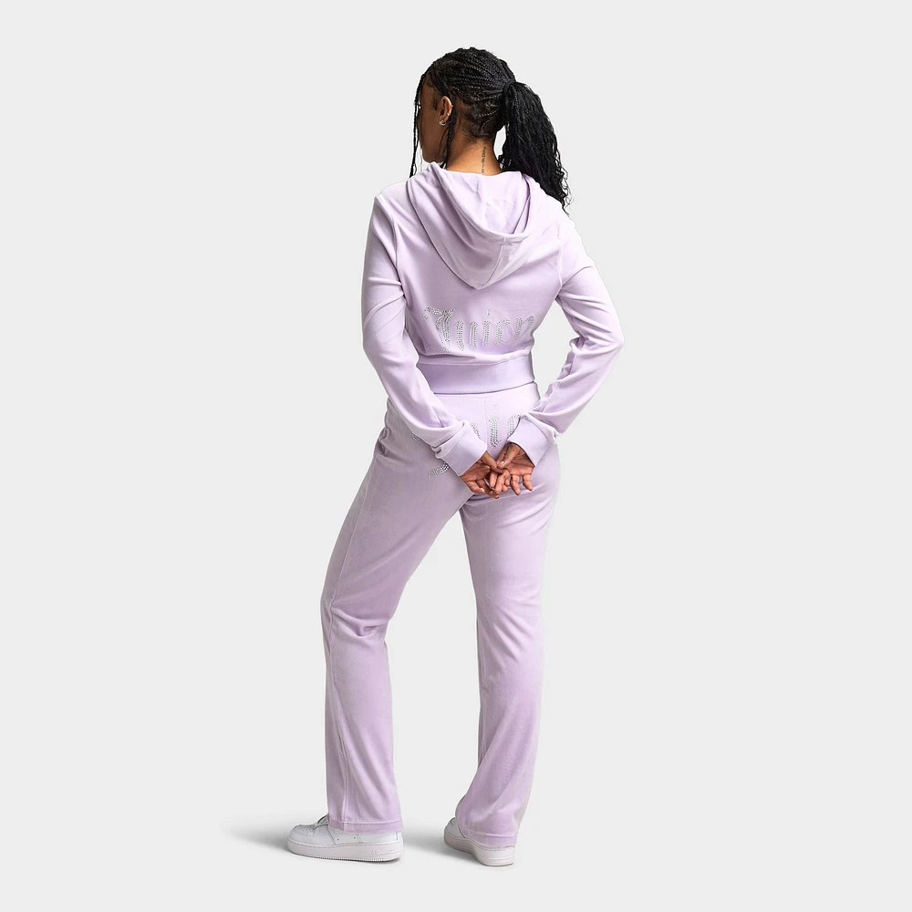 Juicy Couture Women's OG Bling Hoodie / Orchid Petal
