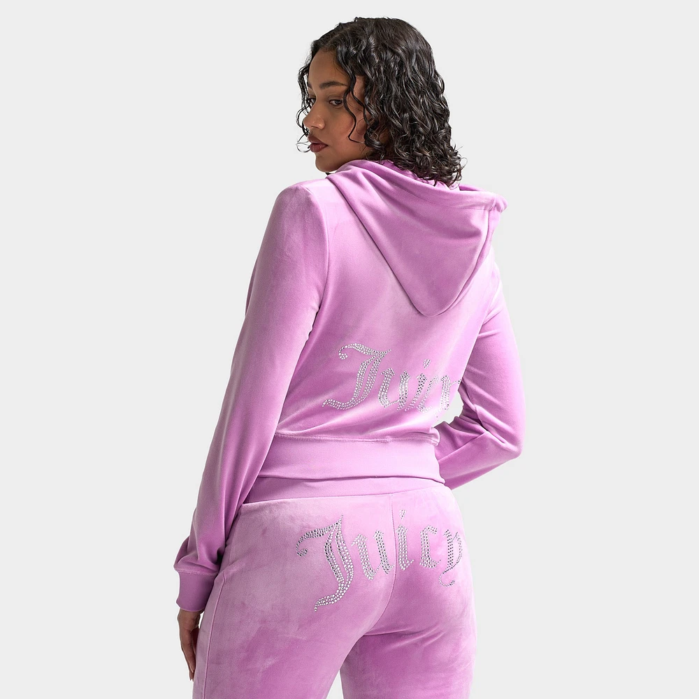 Juicy Couture Women's Classic Hoodie / Violet Tulle