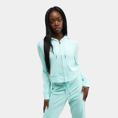 Juicy Couture Women's OG Bling Hoodie / Tint Of Mint