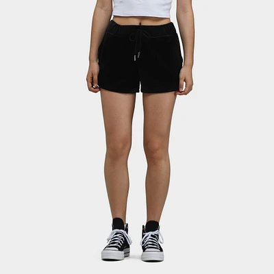 Juicy Couture Women's Classic Velour Shorts / Liquorice