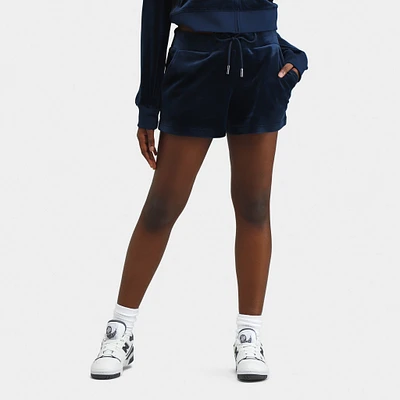 Juicy Couture Women's Velour Shorts / Regal Blue